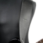 Preview: Richter Straps Raw V Nappa Black Gitarrengurt, #1505